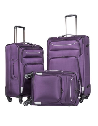 Coolife Suitcases 3 Piece Luggage 20 24 28 inch