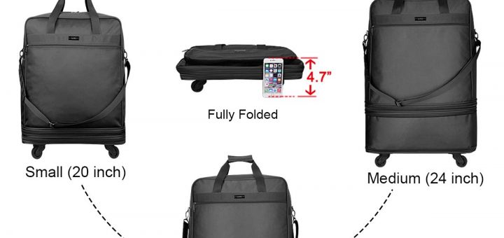 Hanke Expandable Foldable Suitcase