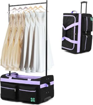 Oeaear Dance Bag With Garment Rack