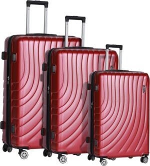 Crunch Crate 3 Piece Luggage Sets Expandable Lightweight
