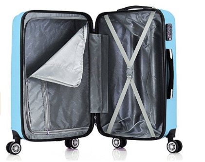 Fochier Luggage 3 Piece Set Hardsell Spinner Suitcase