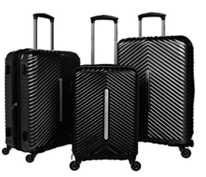 Cheergo PC 3 Piece Hardside Suitcase Luggage Set