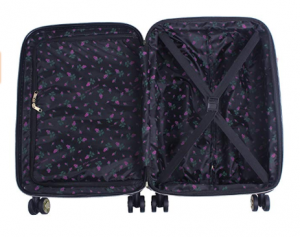 Betsey Johnson Luggage Hardside Carry On 20" Suitcase