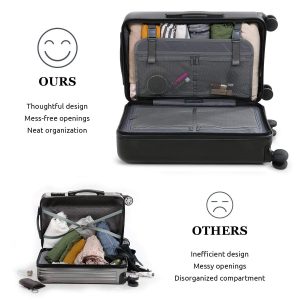 GoPenguin Carry-on Suitcase Interior