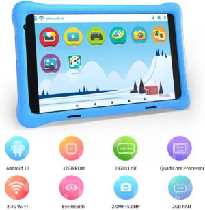 HAPPYBE 8 inch Kids Tablet