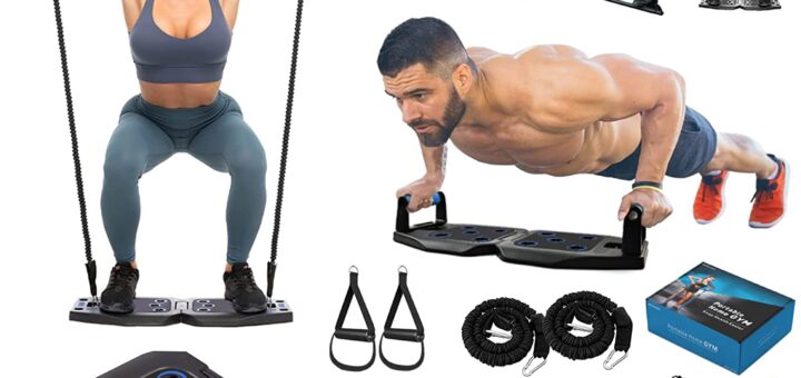 millionka Portable Home Gym Equipment with 16 Accessories