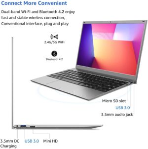 Tulasi Newest 14.1 Full HD IPS Laptop Windows 10 Laptop