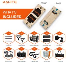 KAHITE Portable Home Gym Workout Bundle Set with Resistance Bands